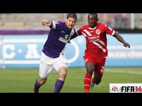 FC Energie Cottbus - FC Erzgebirge Aue / 2. Bundesliga 22. Spieltag 21.02.2014 || LP fifa14