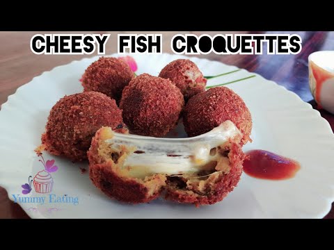How to make Best Cheesy Fish Croquettes? Tuna Fish...