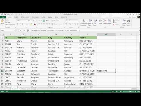 Compare Two Lists Using the VLOOKUP Formula