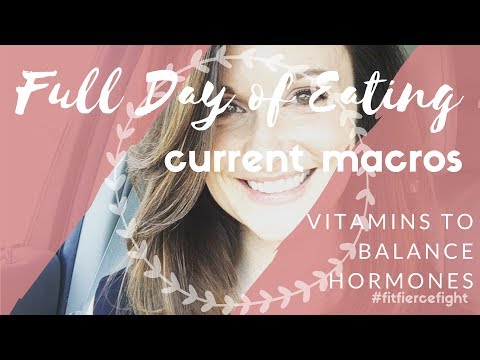 Full Day of Eating | Current Macros | Vitamins to Balance Hormones
