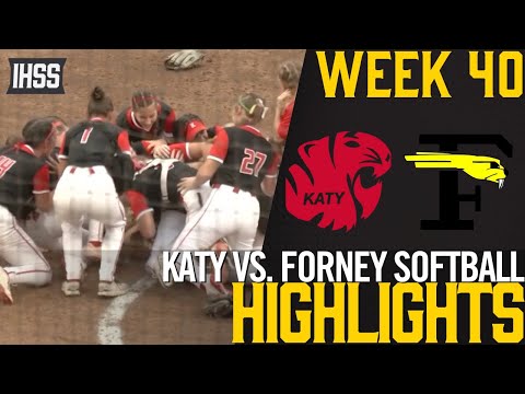 Katy Softball Wins First State Title Since 2019, Tops Forney 7-2