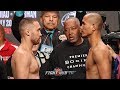 THE FULL SERGEY LIPINETS VS JAYAR INSON WEIGH IN AND FACE OFF VIDEO