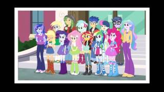 Kadr z teledysku Nicht sofort in Sicht [Right There in Front of Me] tekst piosenki Equestria Girls 3: Friendship Games (OST)