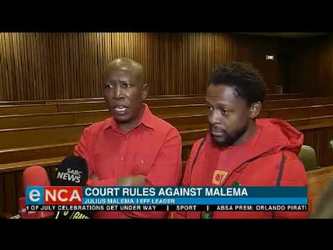 High court rules against Julius Malema
