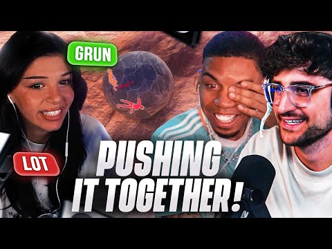 🤣THE FUNNIEST GAME EVER (I'M CRYING TEARS!!)😳 Pushing It! Together with Eli, Musti & Rose🔥