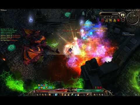 [Grim Dawn 1.1.4.2] 151-170 Crucible, Iskandra Tri-Elemental TSS Sorcerer (Alt Campaign Setup)