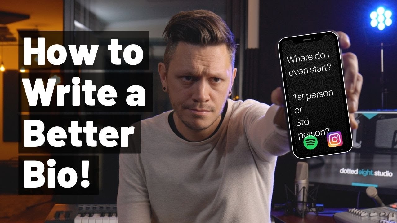 How To Write A Good Artist Bio - (it's easier then you think!)