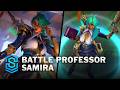 Battle Professor Samira Skin Spotlight Pre Release PBE Preview League Of Legends