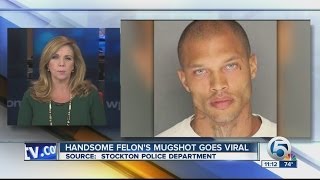 Handsome felon's mugshot goes viral