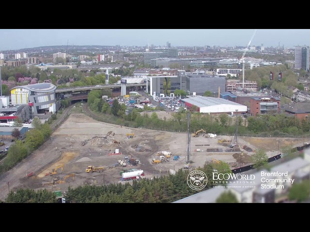 Brentford FC’s new stadium time-lapse: The first 100 days