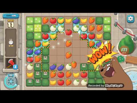 We Bare Bears Match3 Repairs level 500