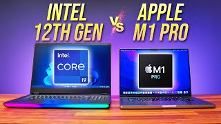 Intel 12th Gen i9 vs Apple M1 Pro - Laptop CPU Comparison!