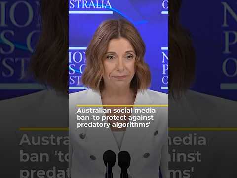 Australian social media ban aims to 'save teens from predatory algorithms' | AJ#shorts