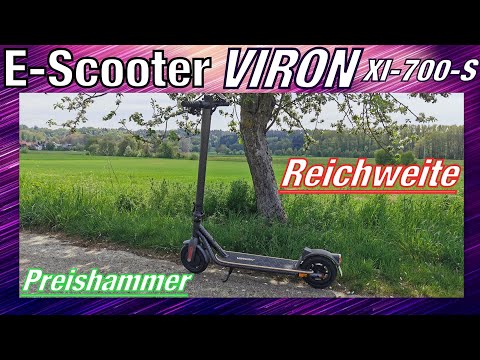 VIRON XI-700-S🛴 coole Optik, geiler Preis - und die Reichweite?