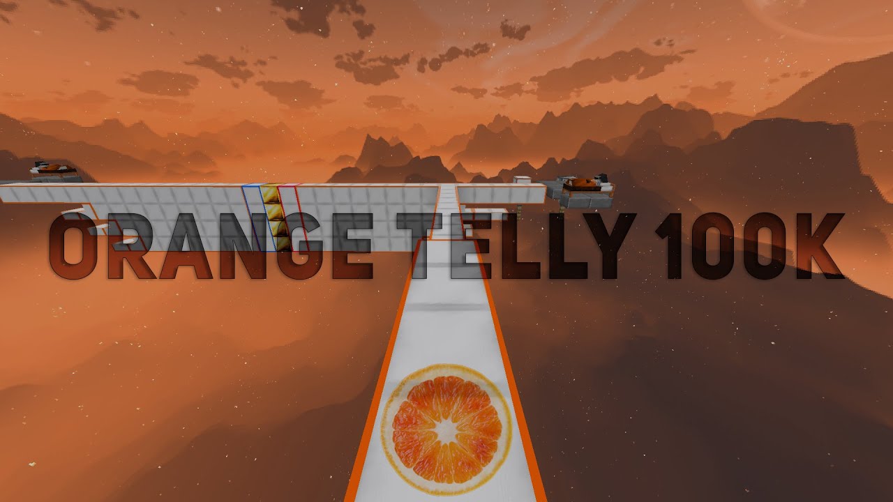 Orange Telly 100k White by dxrio_