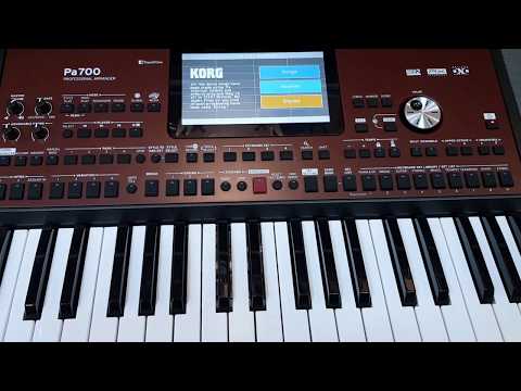 Korg Pa700 - Main Factory Demo