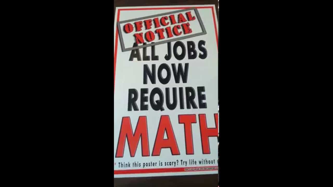 Amazing Math Motivation Posters Motivate Unmotivated Math Students