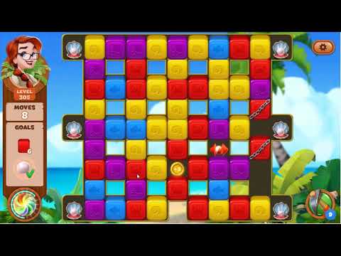 Lost Island Blast Adventure Level 305 - No Boosters