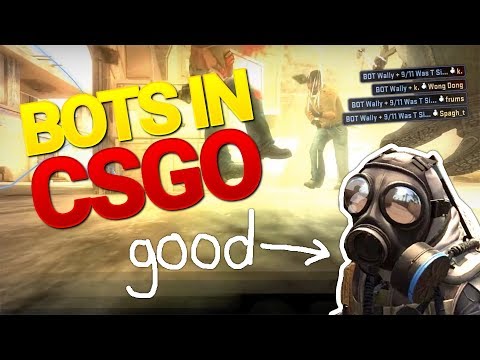 BOTS IN CSGO (ACE, insane flicks, teamkill, suicides)