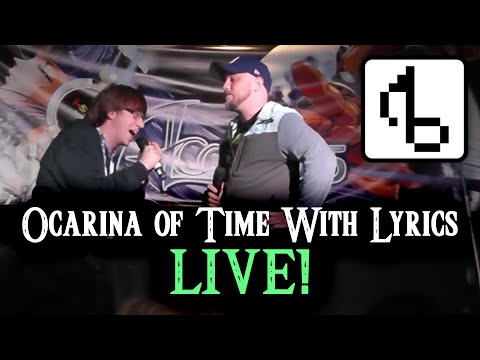 "Ocarina of Time With Lyrics" LIVE PERFORMANCE! - Brentalfloss