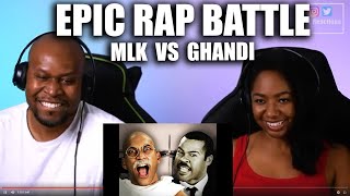 Epic Rap Battle - Martin Luther King Vs Ghandi | Reaction