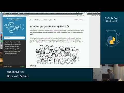 Honza Javorek – Docs with Sphinx