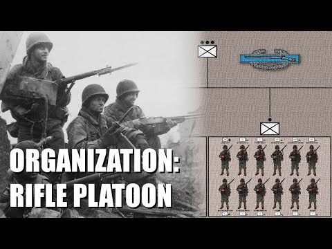 Organization of the WWII U.S. Army Infantry Rifle Platoon