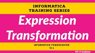Expression Transformation in Informatica | Informatica tutorial for beginners