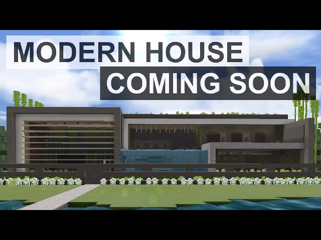 Minecraft Riverside Home Modern Modern Mansion 2 - Riverside House Minecraft Map