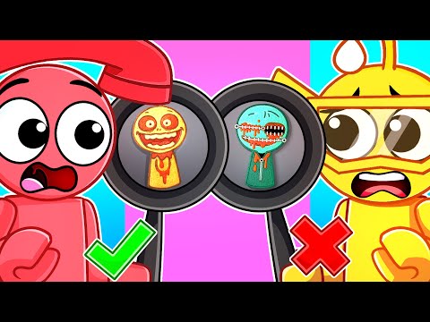 The Best OC SPRUNKI HORROR Pancake Art!