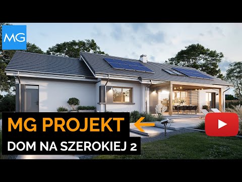 Projekt domu Dom na szerokiej 2 MG Projekt - 121,95 m2