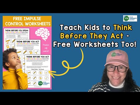 Self Control Worksheets