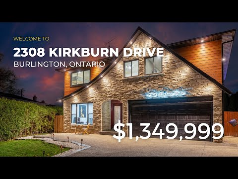 2308 Kirkburn Drive, Burlington | Cinematic Real Estate Video Tour | SkySight.ca