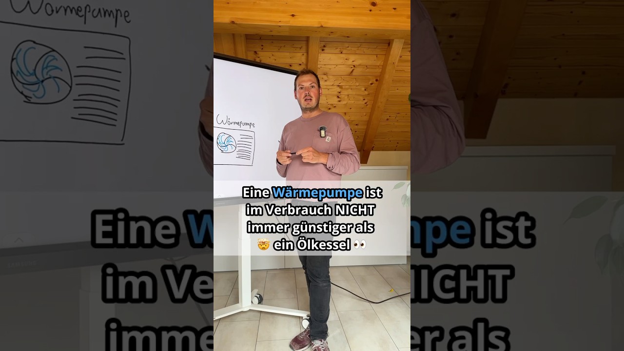 Eine Wärmepumpe ist NICHT immer günstiger als ein Ölkessel Eine Wärmepumpe ist NICHT immer günstiger als ein Ölkessel