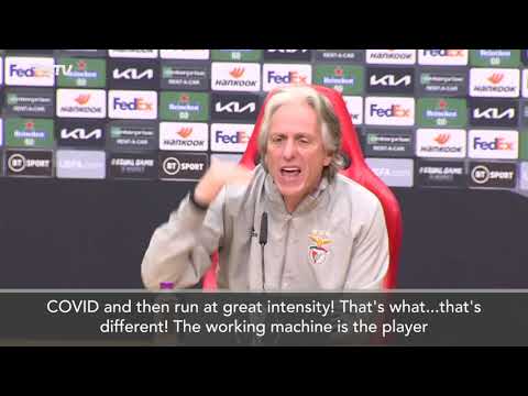 Furious Jorge Jesus rants at journalists over Benfica’s 'crisis'