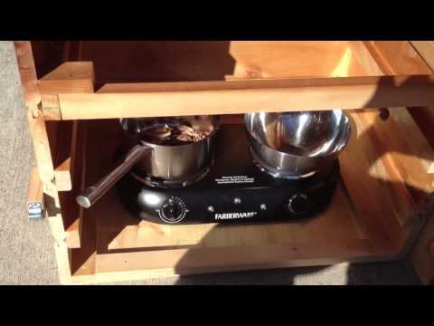 Homemade Wooden Meat Smoker