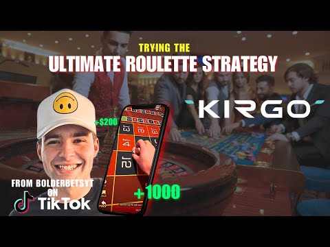 I Copied Bolder Bets Roulette Strategies on Kirgo Online Casino ( Kirgo.Com )