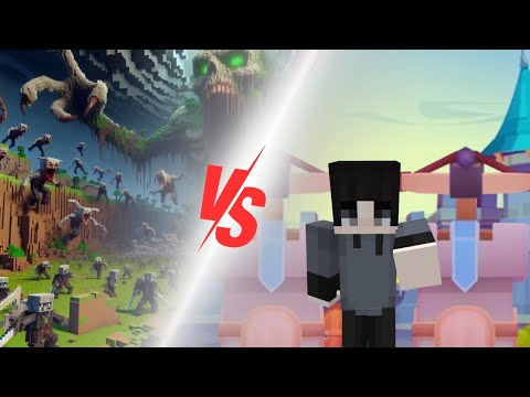 Defending The Castle with EPIC Towers Against a MASSIVE Zombie Invasion! ⚔️🧟 (Minecraft Custom Map)