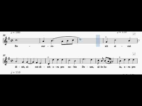 Regina Caeli Aichinger  Treble practice