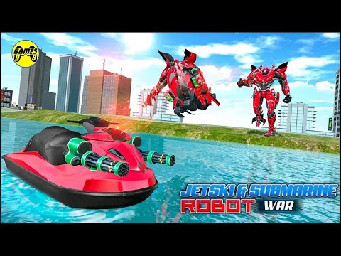 Jet ski Robot Game: Submarine Robot Transformation (Lvl 1 - 7) - Android Gameplay FHD