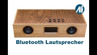 ✅ Bluetooth Lautsprecher-Gehäuse aus Holz selbst gebaut