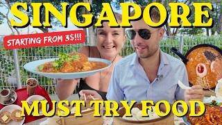 Must Try Food in SINGAPORE. Starting from 3 USD! Hawker Centre, Street Food