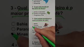 🇧🇷 Perguntas sobre o Brasil - Teste seu conhecimento com este Quiz do Brasil 💡