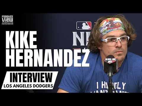 Kike Hernandez Gets Emotional Learning He's Going to Play Most Postseason Games in Dodgers History