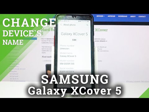 How to Change Devices Name in SAMSUNG Galaxy XCover 5 – Rename Device
