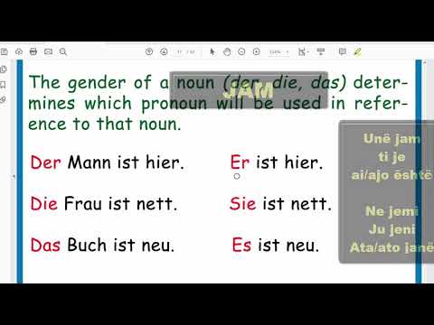 Gjuha Gjermane - Mesimi 3/32 - Folja SEIN - folja Jam ne Gjuhen Gjermane |