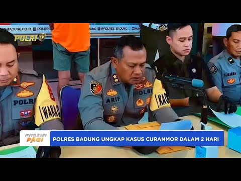 POLRES BADUNG UNGKAP KASUS PENCURIAN MOTOR DALAM DUA HARI