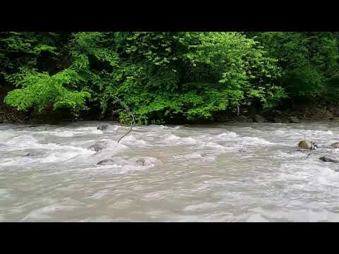 8 HOURS of Soothing River Sounds for Relax, Study, Work 🌦️  Cascade River of Stewart Canyon, Сan