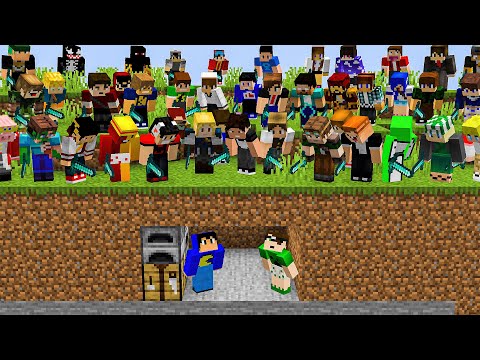 all YOUTUBERS hound us in Minecraft 😱