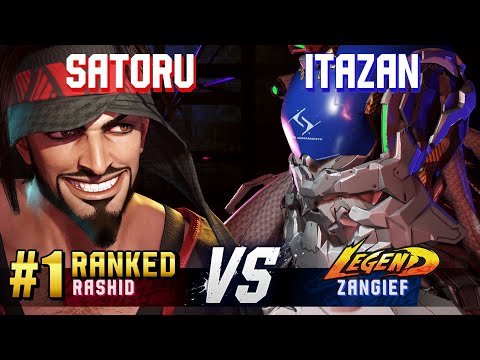 SF6 ▰ SATORU (#1 Ranked Rashid) vs ITAZAN (Zangief) ▰ High Level Gameplay